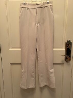 Abercrombie & Fitch Light Cream Straight-Leg Dress Pants 28 6s